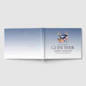 Floral Afstudeerder Pet Graduation Party Invitatio Gastenboek (Volledig)