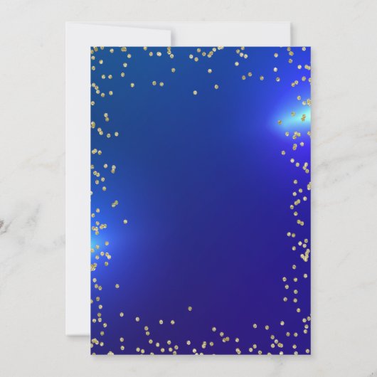 Floral Afstudeerder Pet Navy Blue Afstuderen Kaart (Achterkant)