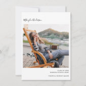 Floral Afstuderen 2025 Afstudeerder Fotofeest Kaart (Achterkant)