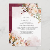 Floral Afstuderen 2025 Botanische Partij Kaart (Voorkant / Achterkant)