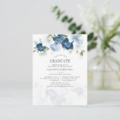 Floral Afstuderen 2025 Rustic Afstudeerder Party Kaart (Staand voorkant)