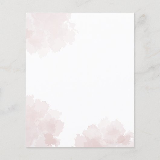 Floral Afstuderen 2025 Uitnodiging (Achterkant)