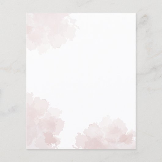 Floral Afstuderen 2025 Uitnodiging (Achterkant)