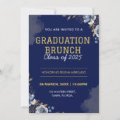 Floral Afstuderen Brunch Elegant ontbijt voor haar Kaart (Voorkant)