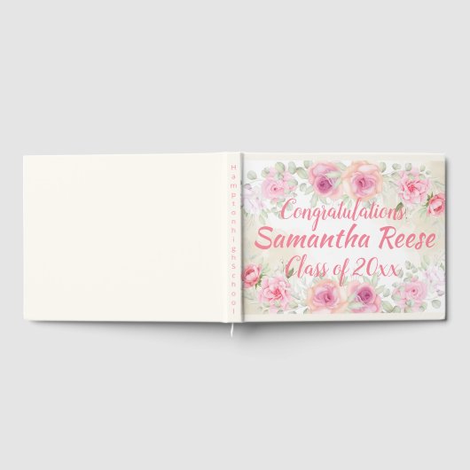 Floral Afstuderen Gastenboek (Volledig)