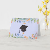 Floral Afstuderen Kaart (Gele Bloem)