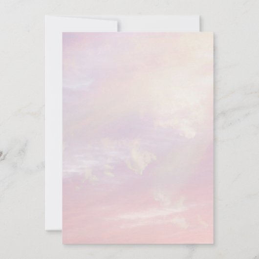 Floral Afstuderen Kaart (Achterkant)