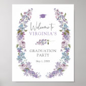 Floral Afstuderen Poster (Voorkant)