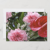 Floral Afstuderen Uitnodiging (Achterkant)