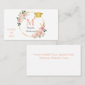 Floral Afstuderen Visitekaartje (Voorkant / Achterkant)