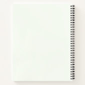 Floral alfabet monogrammen, letter A Notitieboek (Achterkant)