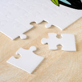 Floral Alien Spaceship Legpuzzel (Zijkant)