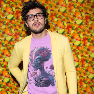 Floral Alien T-shirt