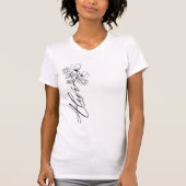 Floral Alive Women's White T-shirt (Voorkant)