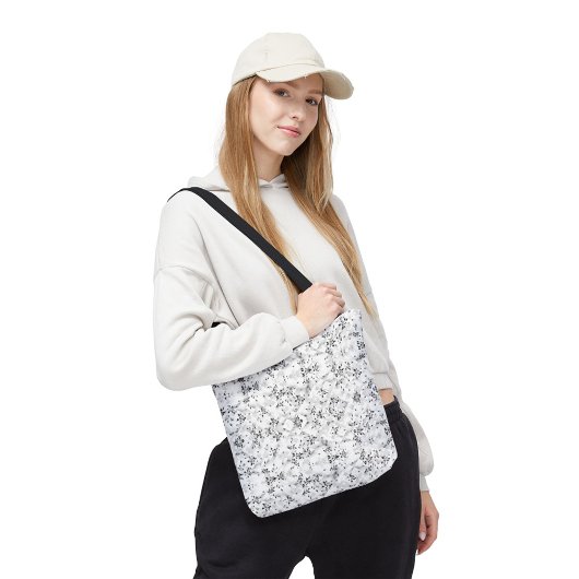Floral All-Over-Print Canvas tas–Aangepaste naam o Tote Bag