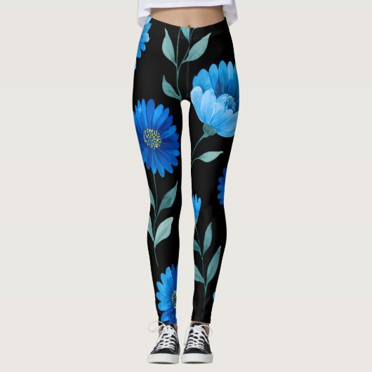 Floral All-Over Print Leggings (Voorkant)
