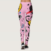 Floral All-Over Print Leggings (Achterkant)