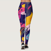Floral All-Over Print Leggings (Achterkant)