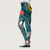 Floral All-Over Print Leggings (Links)