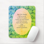 Floral alleen voor vandaag Inspirerend Muismat (Met muis)