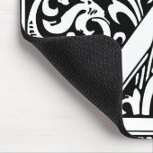 Floral Alphabet Monogram Letter Z Muismat (Hoek)