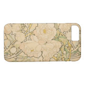  Floral Alphonse Mucha Peonies GalleryHD Case-Mate iPhone Case (Achterkant (Horizontaal))
