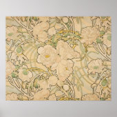  Floral Alphonse Mucha Peonies GalleryHD Poster (Voorkant)
