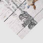 Floral Alpiene Geiten uit Frankrijk Tissuepapier (Detail)