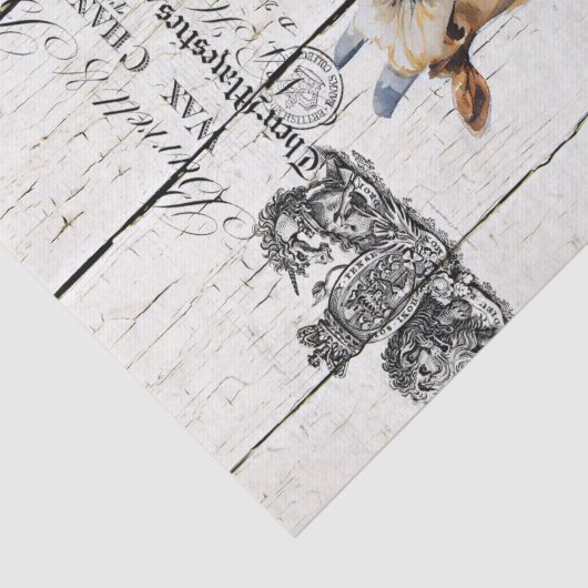 Floral Alpiene Geiten uit Frankrijk Tissuepapier (Detail)