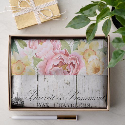 Floral Alpiene Geiten uit Frankrijk Tissuepapier (Geschenk)