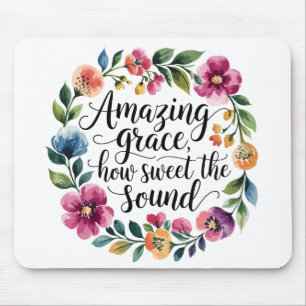 Floral Amazing Grace Muismat