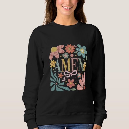 Floral Amen Art Trui (Voorkant)