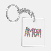 Floral Amen Sleutelhanger (Voorkant Links)