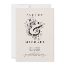 FLORAL AMPERSAND Blush Verlovingsfeest