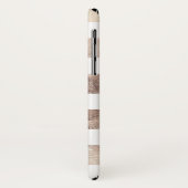 Floral ananas monogram Case-Mate iPhone case (Achterkant/links)