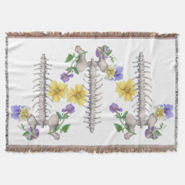 Floral Anatomy - Vertebrae, Hip Bone Deken