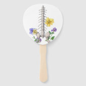 Floral Anatomy - Vertebrae, Hip Bone Handwaaier (Achterkant)