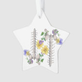 Floral Anatomy - Vertebrae, Hip Bone Ornament (voorkant)