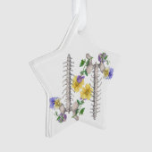 Floral Anatomy - Vertebrae, Hip Bone Ornament (voorkant)