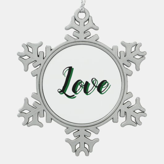 Floral Anatomy - Vertebrae, Hip Bone Tin Sneeuwvlok Ornament (Voorkant)