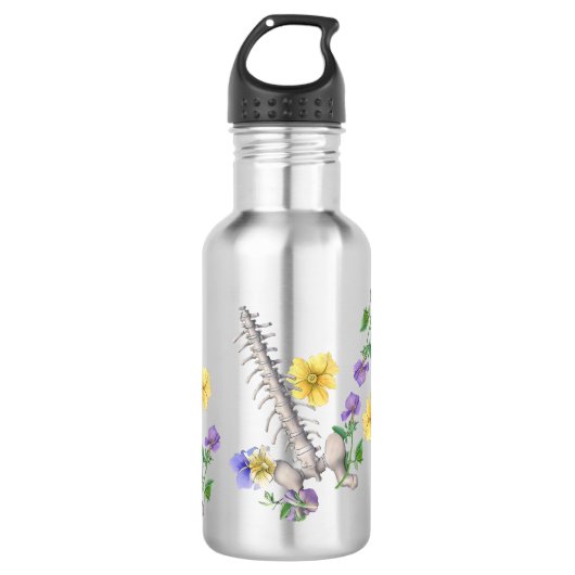 Floral Anatomy - Vertebrae, Hip Bone Waterfles (Voorkant)