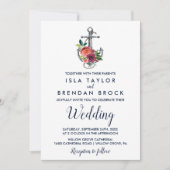 Floral Anchor | Autumn Wedding Kaart (Voorkant)