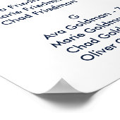 Floral Anchor | Herfstastisch fasezetschema Poster (Hoek)