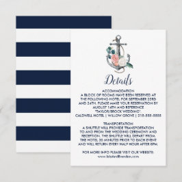 Floral Anchor | Kaart zomerweddenschap