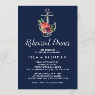 Floral Anchor   Najaarsrepetitie van de marine Kaart