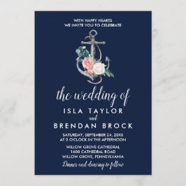 Floral Anchor | Navy Summer The Wedding of Kaart