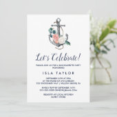 Floral Anchor | Summer Let's Celebrate Kaart (Staand voorkant)