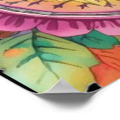 Floral and Butterfly Paisley Poster (Hoek)