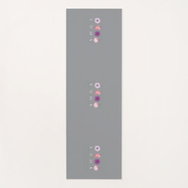 Floral and Elegant Pink & Purple Blossoms Yogamat