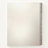 Floral and Pearl Embellishments Notebook Notitieboek (Achterkant)